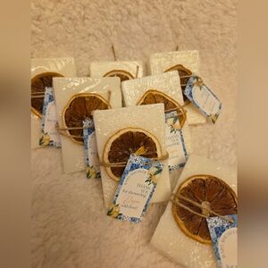NWT- Handmade Lemon Scented Soaps (×7)